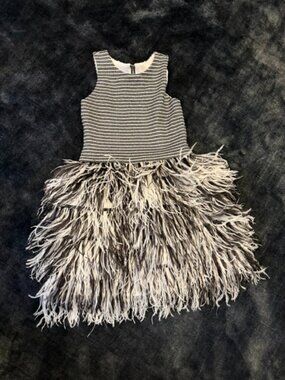 Zoe Ltd Girls Feather Dress size 12